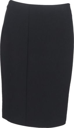 HUGO BOSS Boss by Hugo Boss Panelled Knee-Length Pencil Skirt in Black Wool
