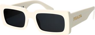Prada Womens Sunglasses 0pr A07s Talcum White Acetate