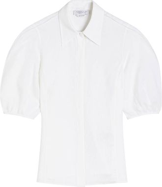Gabriela Hearst Sansi Linen Blouse - White - 46 (UK14 / L)