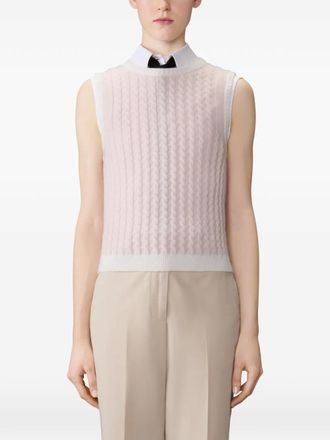Thom Browne Top con cuciture - Rosa
