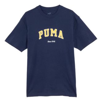 Puma Squad Graphic T-shirt Navy 684366-14