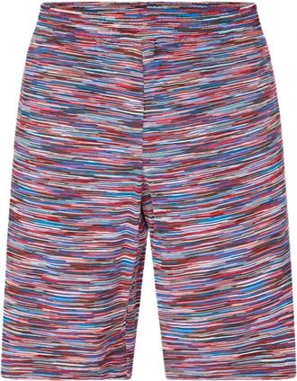 Missoni Striped Jogger Shorts - Heren - Korte Broeken - Veelkleurig - M - Katoen - Korte Broeken