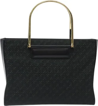 Loewe Green Nylon Tote Bag (Pre-Owned)