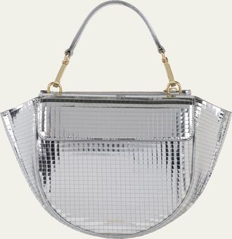 Wandler Hortensia Mini Metallic Leather Shoulder Bag