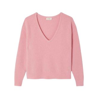 American Vintage Damsville Pullover - Dames - Truien - Roze - Maat: Xs/S Wol