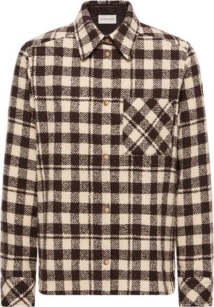 Moncler Moncler Wool Shirt, Women, Brown, Size: 38