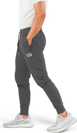 Contour Contour Mens Sweatpants with Pockets Zipper, Cruise Sweatpants for Men, Joggers for Men Slim Fit, Mens Joggers for Workout, Heather Grey, X-Large