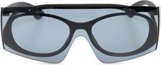 Alexander McQueen Zonnebril - Dames - Zonnebrillen - Blauw - ONE Size - Accessoires