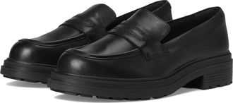 Clarks Womens Orinoco 3 Edge Loafer, Black Leather, 7.5 UK