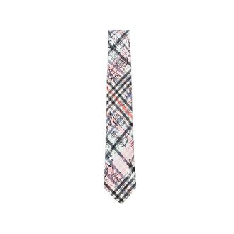 Vivienne Westwood Orb-detail Checked Tie