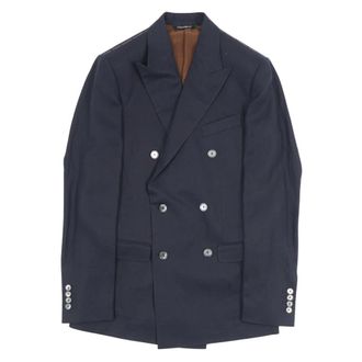 Dolce & Gabbana Blazers, male, Blue, Size: 4XL Blazers