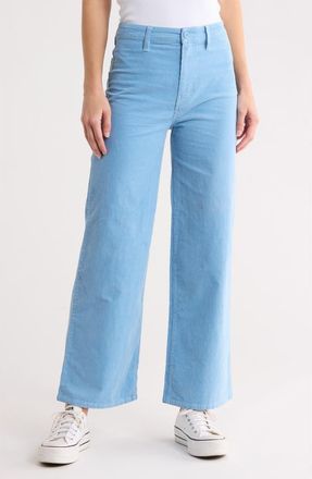 Hurley Wide Leg Corduroy Pants in Dusk Blue at Nordstrom Rack, Size 29