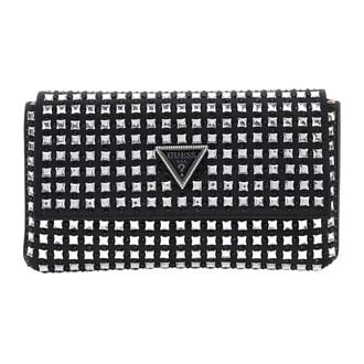 Guess Zalina Flap Clutch - Dames - Clutches - Zwart - ONE Size - Tassen