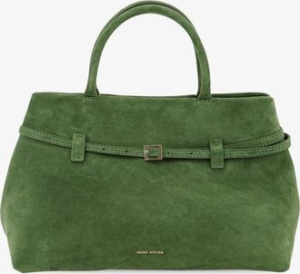 Manu Atelier Borsa a mano le Cambon 35 in suede - MANU ATELIER - gender_Woman