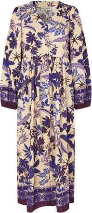 Lollys Laundry Ango LL Maxi Dress - Dames - Maxi kleedjes - Veelkleurig - S - Katoen - Kleedjes
