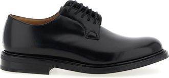 Churchs Black Leather Lace Up Shoes