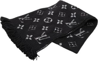 Louis Vuitton Pre-owned Scarves, female, Black, Size: ONE SIZE Pre-owned Stole