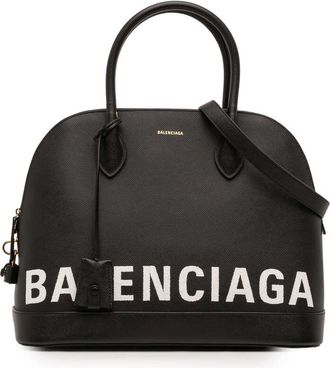 Balenciaga Pre-owned Balenciaga M Grained Calfskin Ville Top Handle Bag Ladies 519036.1000.Y.1669
