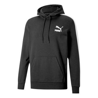 Puma Iconic T7 Hoodie Black White 531354-01