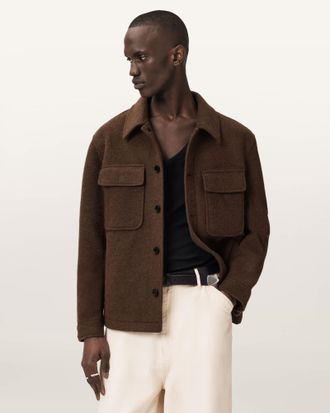 AllSaints Cayson Wool Blend Jacket