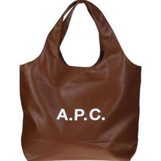 A.P.C. Tote Bags, female, Brown, Size: ONE SIZE Tote Ninon