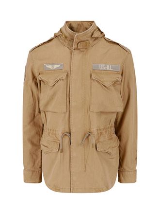 Polo Ralph Lauren Military-Inspired Casual Jacket with Adjustable Drawstring
