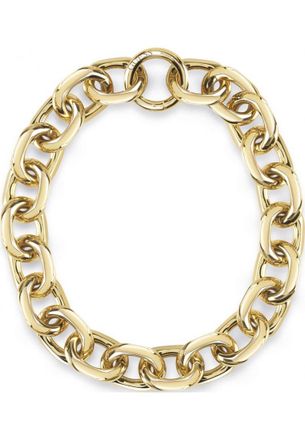 Guess Womens JUBN02115JWYGT-U Ladies Necklace - Gold Stainless Steel - One Size