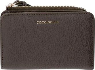 Coccinelle Vouwportemonnee - Dames - Accessoires - Groen - Maat: ONE Size Leer