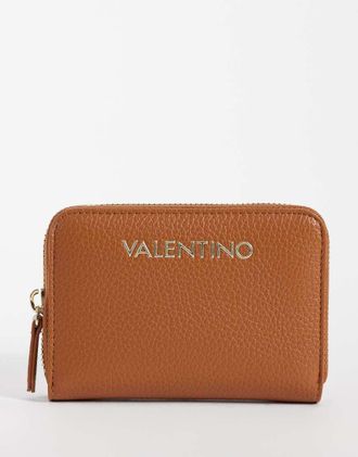 Valentino Alexia - Borsellino e portacarte marrone con zip