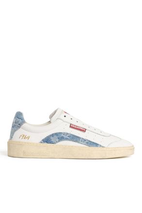 Dsquared2 D2 Monogram Rider Sneakers Size: 44, colour: WHITE
