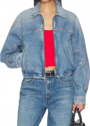 A Gold E Dixon Cocoon Bomber Jacket In Outbreak