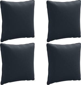 vidaXL Cojines De Respaldo De 4 Piezas Putten 4 Pcs 100% Poli&eacute;ster Vidaxl
