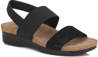 Drew Maeve Slingback Sandal in Black Combo at Nordstrom, Size 6.5
