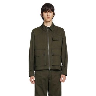 Moncler Vintage Cotton Twill Overshirt