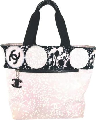 Chanel Pre-owned Cotton chanel-bags - Dames - Vintage Shopper - Roze - ONE Size - Vintage