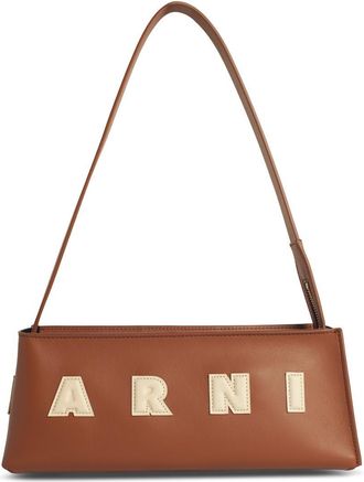Marni Museo Baguette Bag in Brown Lear