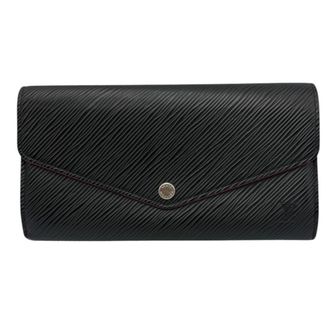 Louis Vuitton Epi Black Pink Leather Long Wallet (Bi-Fold) (Pre-Owned)
