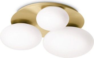 Ideal Lux Ideal Lux - lampada da soffitto ninfea PL3 ottone