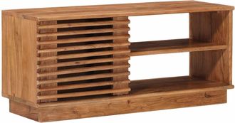 vidaXL Mueble De Tv Con Almacenamiento Natural 90 X 30 X 40 Cm Vidaxl