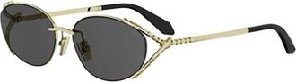 Bulgari Serpenti Viper - unisex - Zonnebrillen - Geel - 57 MM - Accessoires