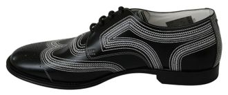 Dolce & Gabbana Mens Oxford Black Leather