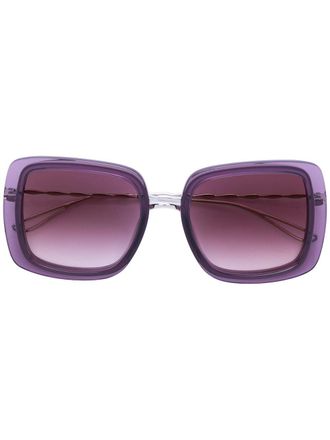 Elie Saab square oversized sunglasses - Rosa