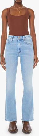 Mother Weekender Mid Rise Flare Jean In Blessing In Disguise