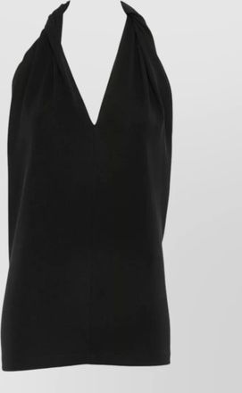 Toteme jersey twisted halterneck sleeveless maxi dress