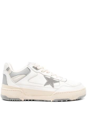 Golden Goose Forty Two Leather Upper Toe Heel And Spur Rubber Star