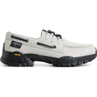 Sperry Top-Sider 3-Eye Vibram Hiker Shoe in Bone Leather Tumbled at Nordstrom, Size 10.5