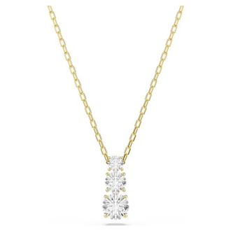 Swarovski Stilla Attract Gold-Tone Plated Pendant Necklace