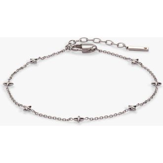 Alex and Ani Star Chain Anklet in Silver at Nordstrom