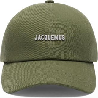 Jacquemus Green Logo Baseball Hat