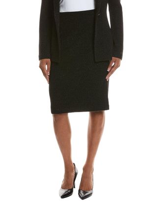 St. John Tuxedo Stripe Pencil Skirt